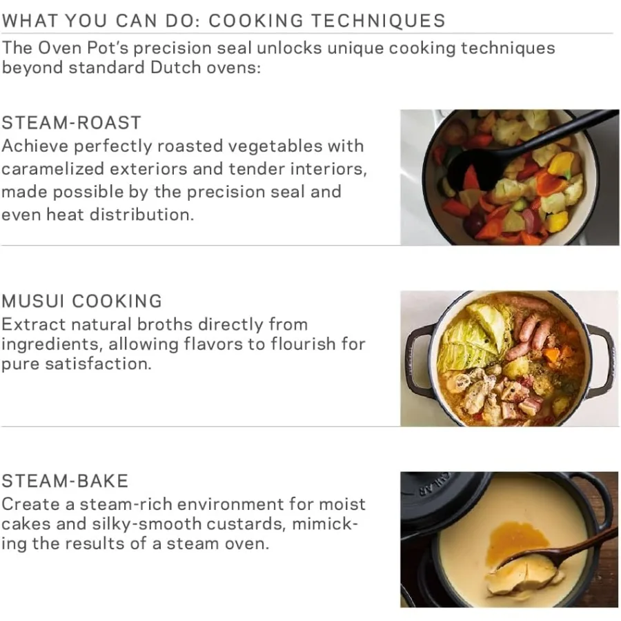 وعاء الفرن | وعاء من الحديد الزهر بالمينا غير السام | 26 سم ضحل (3.9 كيو تي) | آمنة للفرن | متوافق مع الحث | الفرن الهولندي | صنع في جا #5