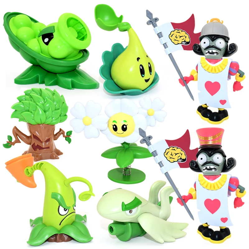 PLANTS VS ZOMBIES 2 Toys New Role Poker Bucket Zombie Hammer Egrett Flower  Impaintiens Turkey Pult Sling Pea Ents Delivery Bag - AliExpress 26