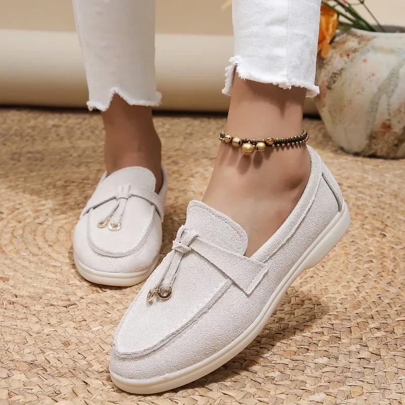 Autumn New Fashion Single Shoes All Match Flat Comfortable Loafers Casual Shoes Women Zapatos De Mujer