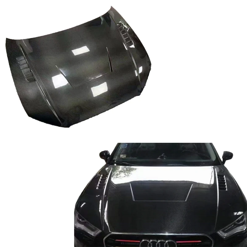 

Car Exterior Accessories Carbon Fiber Engine Hood Cover Upgrade for AUD-I A3 S3 RS3 2013 2014 2015 2016 Front Bonnet