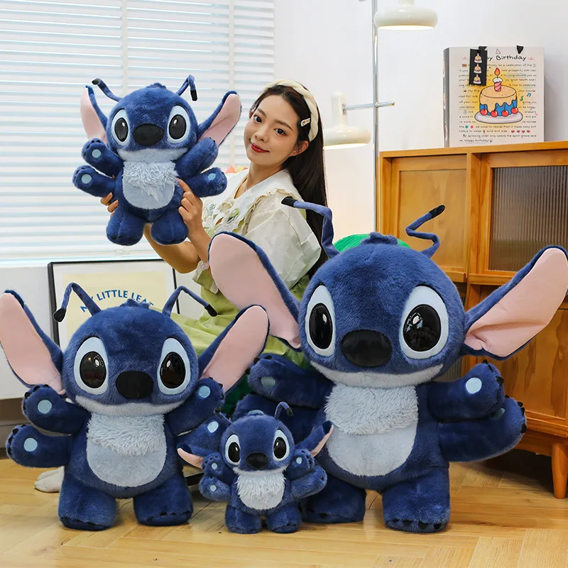 

35-90cm Disney Lilo and Stitch Plush Stuffed Toys Anime Plushie Cartoon Six Hands Stich Dolls Kawaii Pillow Xmas Gifts for Kids