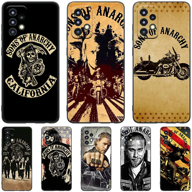 American TV Sons of Anarchy Case For Samsung A04S A04E A12 A13 A14 A22 A23 A32 A33 A34 A50 A51 A52S A53 A54 A70 A71 A72 A73 5G