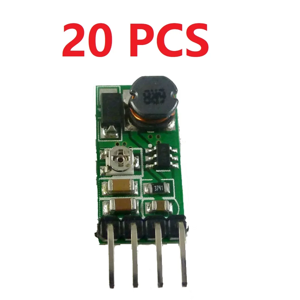 

20 Pcs Step-Up Current Mode PWM Converter Voltage Regulator Module DC 2.6-6V To 3-15v Adjustable Output Power Supply