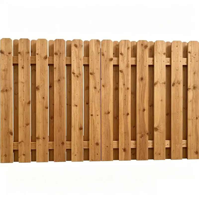 High Quality Pressure Treated Wood Fence Panels 6ft Tall Privacy Modern Design DIY Installation Apartment Villa Balcony