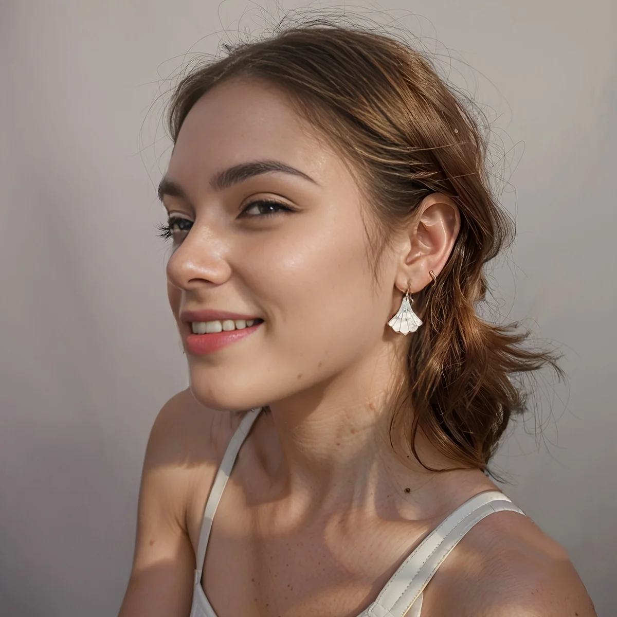 Dangle Earrings, Art Deco Bridal Earrings, Bridesmaid Wedding Earrings, White Earrings, Modern Bridal Pearl Earrings, Resin Earr