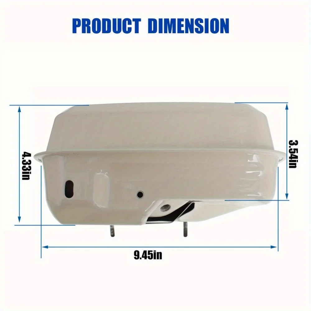 Fuel Gas Tank Replacement for GX140 GX160 GX200 Lawn Mower Replacement For 17510-ZE1-020ZA Replacement For Part Mower Part