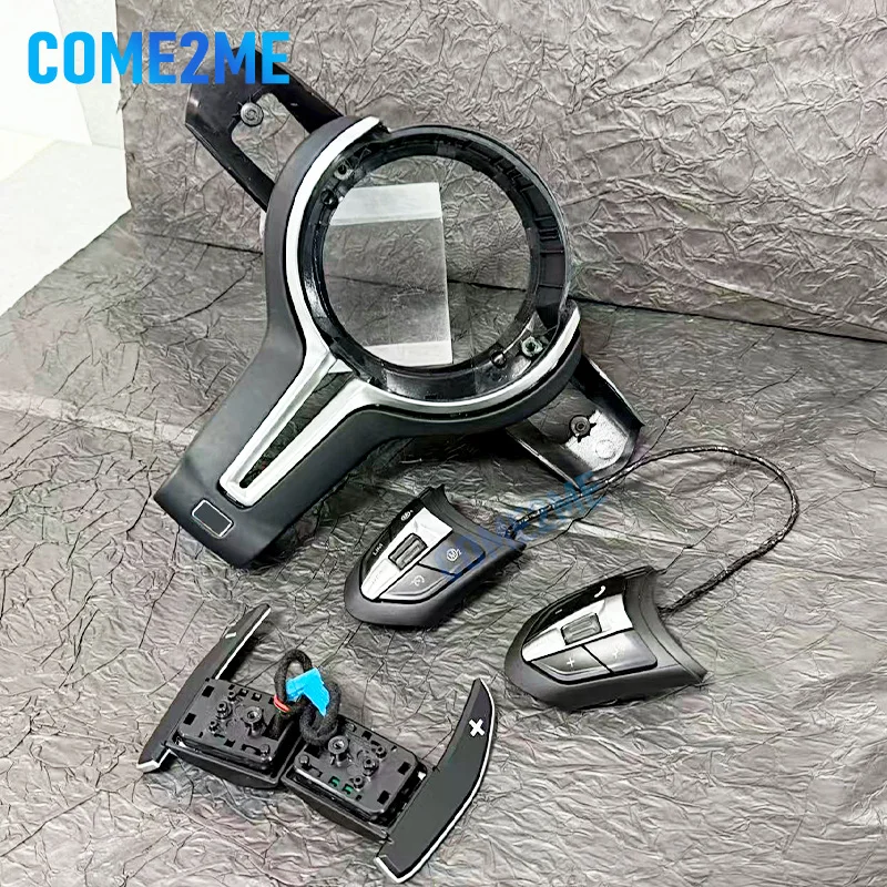 

Спортивное рулевое колесо M, красно-синее, кнопка переключения передач M1M2, подходит для BMW F01 F07 F10 F15 F16 F20 F21 F30 F31 F32 F33 F36 M3