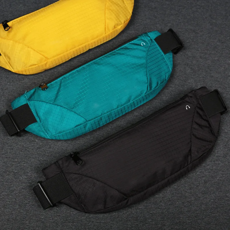 

Men's Outdoor Sports Running Belt Bag Ultra Light and Large Capacity Close-fitting Hiking Bag Functional Phone Bag