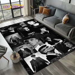 2025 New Tommy Shelby P-Peaky B-Blinders Carpet Rug for Bedroom Living Room Home Sofa Decoration,kids Play Decor Floor Mat Gift