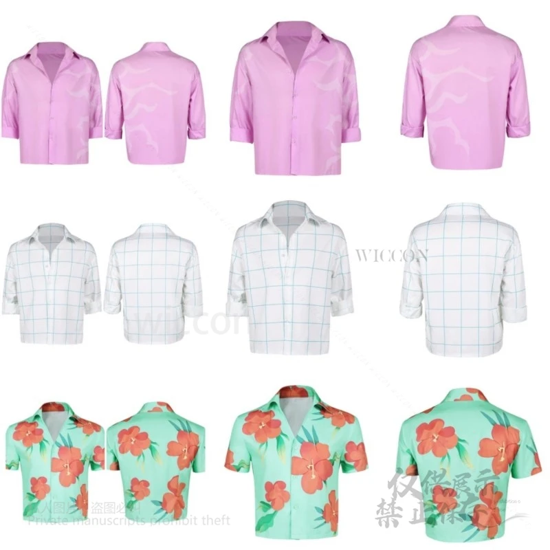 진우 아비 코스프레 의상 셔츠 사자 데몬스 보이즈 헌터스 데일리룩 섹시 남성 반팔 탑 할로윈 롤플레잉 파티복