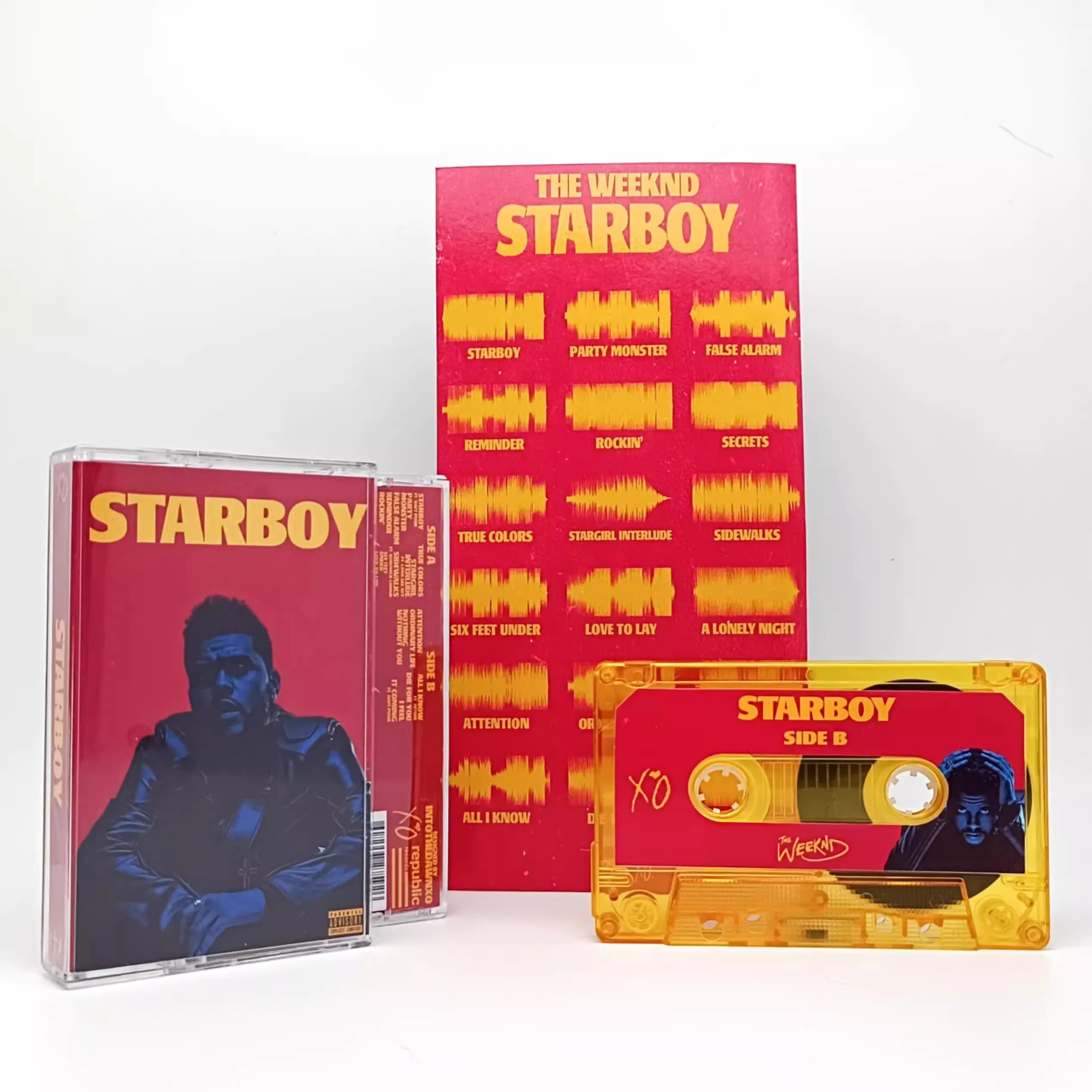 R&B The Weeknd Music Tape Starboy Album I Feel It Coming Cassettes Cosplay Recorder Car Walkman Soundtracks Box Party Music Gift