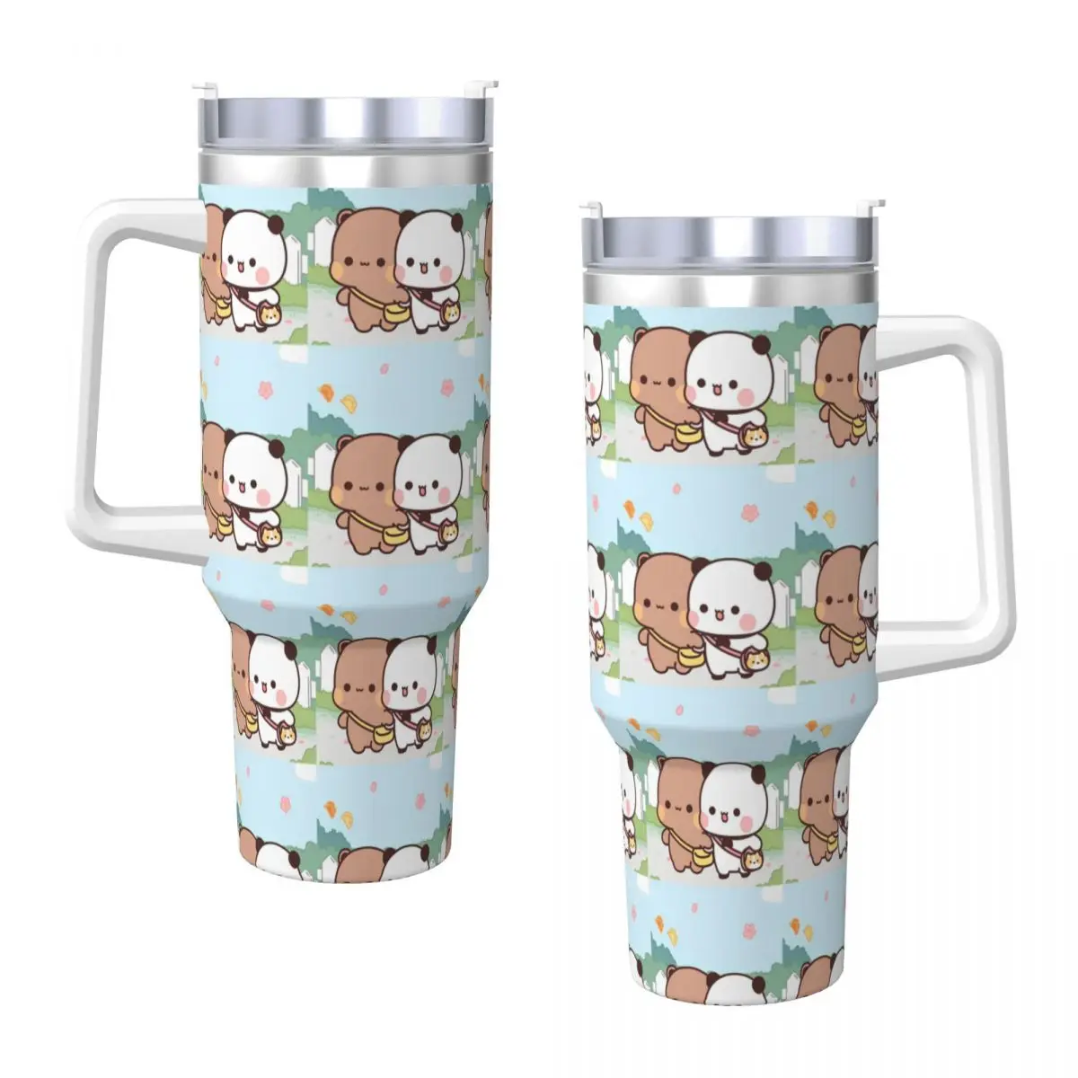 

Bubu Dudu Cute Cartoon Bear Stainless Steel Tumbler Beach Car Mugs 40oz Coffee Mug Insulated Cold Drink Milk Tea Water Bottle