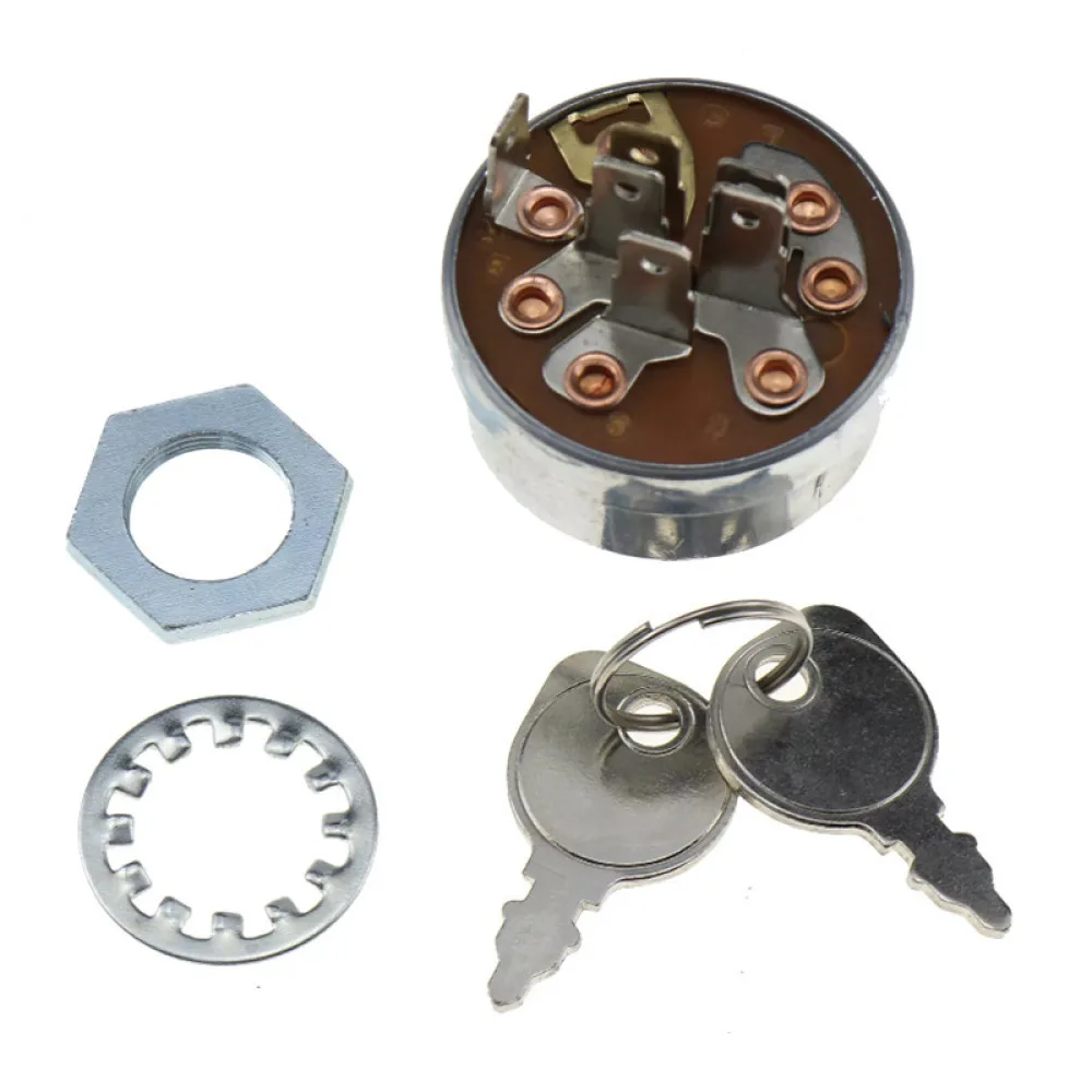 Professional Ignition Starter Key Switch For Garden Mowers Repair IS600Z IS700Z IS1500Z OE 5020927 1686734 Silver Electrical