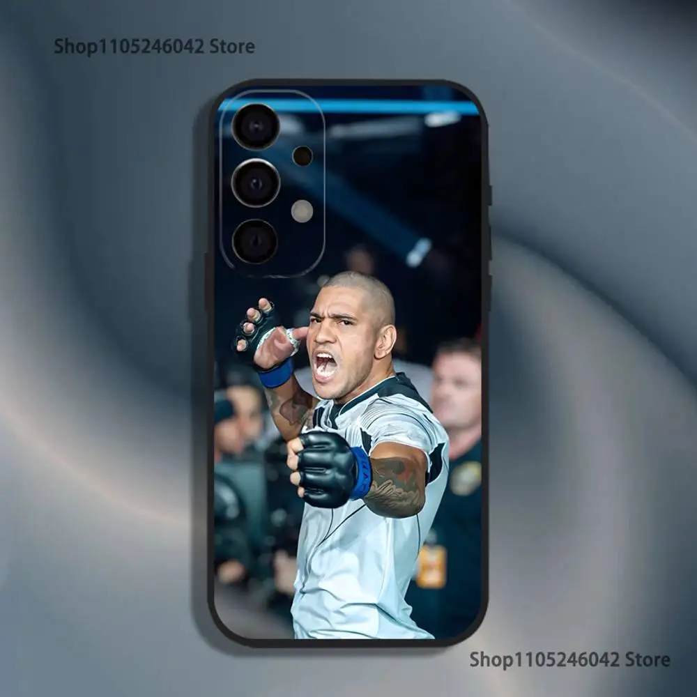 Fighting Pereira Alex Capa Preta Capa de Telefone Para Samsung S25, S24, S21, S22, S23, S30, Ultra, S20, Plus, Fe, Lite, 5G