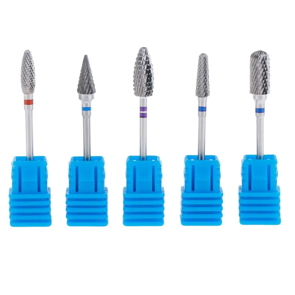 5x Clean Nail Drill Bit Tool Rotary File Pedicure Manicure File Drill Bit