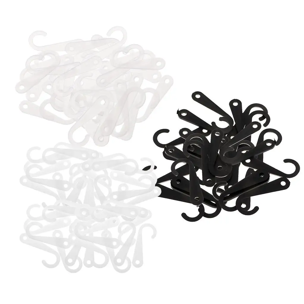 50pcs Plastic J Hook for Socks  Clothes Retail Display Hanger