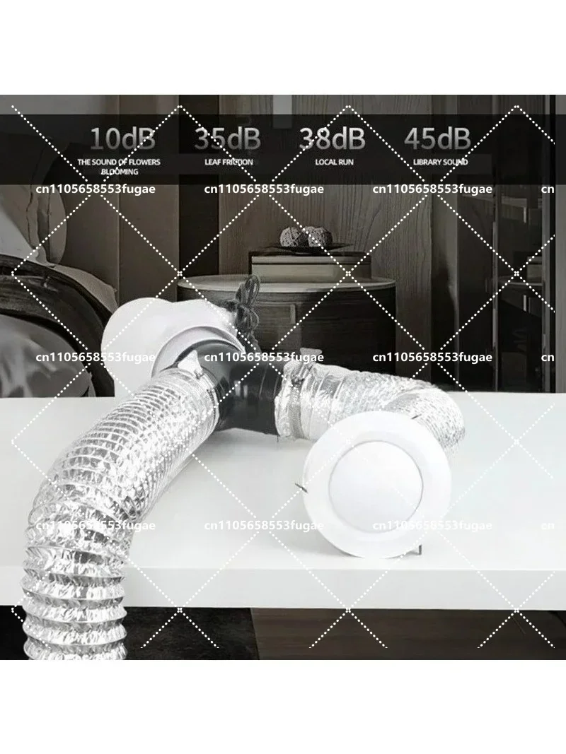 

Double Exhaust Bathroom Ceiling Fan Hotel Toilet Ventilador De Escape Pipe Machine for Kitchen And Bathrooms Ventilating Fan