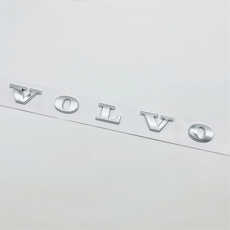 ABS Volvo Car Letter Badge Auto Trunk Stickers For Volvo Xc60 Xc90 V40 V60 S60 V50 V90 S80 C40 XC40 V70 XC70 C30 C70 Rdesign