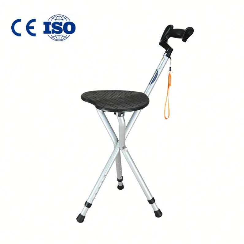 Folding Crutches Walking For Hospital Lightweight Folding Stick Walking Aid Crutch Chair Stick Chair