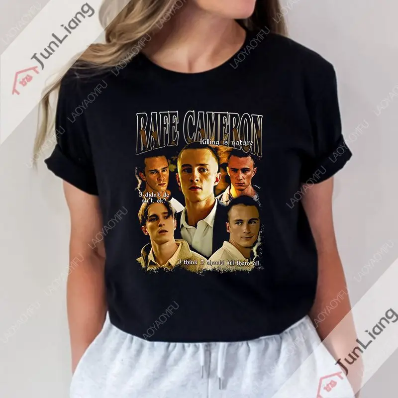 في سن المراهقة المسلسلات التلفزيونية المشجعين هدية ملابس للرجال عادية للجنسين تي شيرت العائلة رافي كاميرون الشارع متعة مطبوعة Harajuku Y2K قميص #1