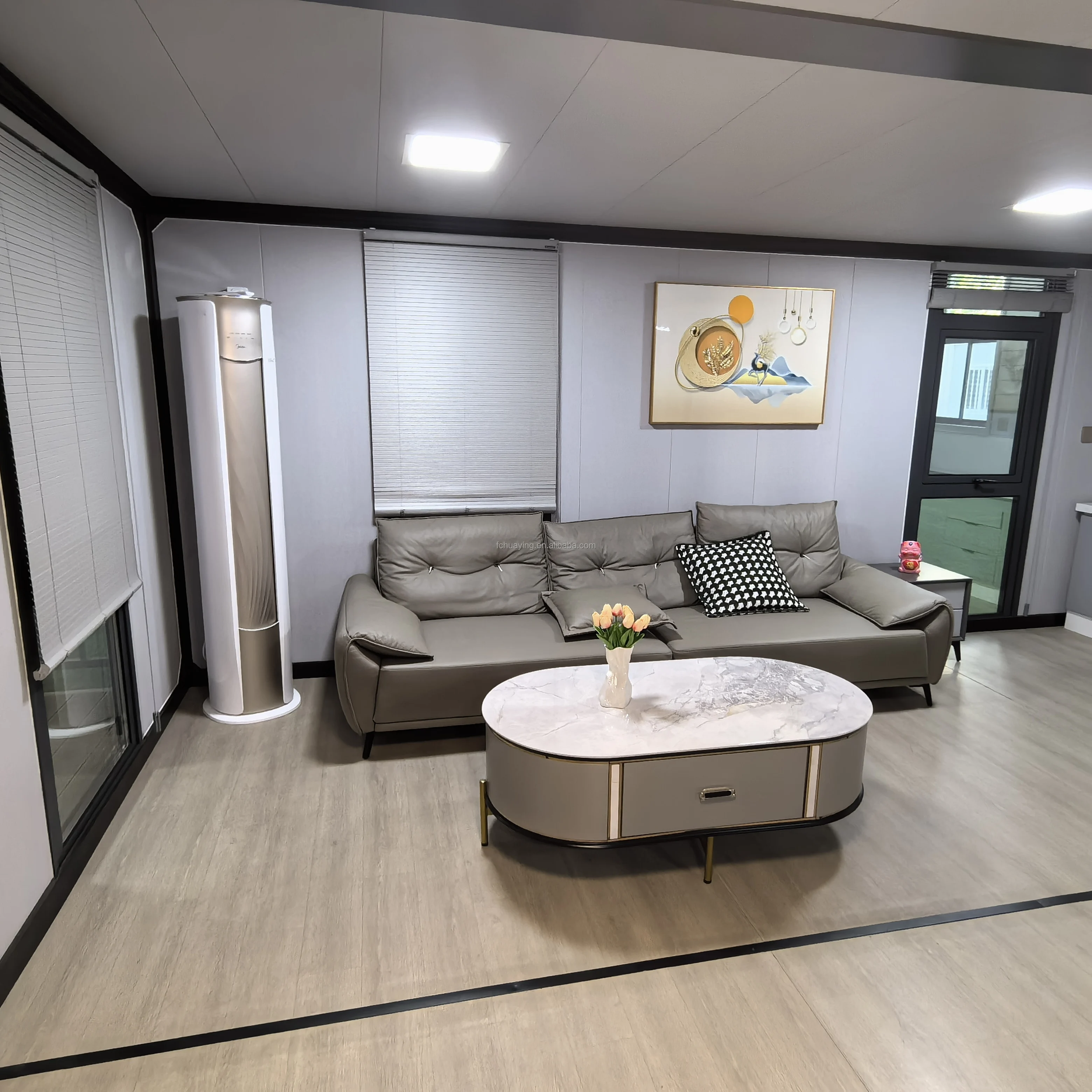 Cheap 20ft 40ft Prefab Expandable Steel Portable Foldable Tiny Mobile Container Homes Folding Container  House Office Villas