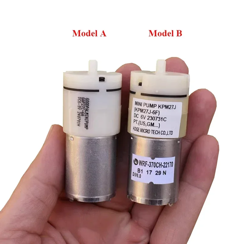 

1 шт., 5 В постоянного тока, 6 В, маленький мини-мембранный насос 27 мм, двигатель Micro 370, воздушный кислородный насос для аквариума, монитор артериального давления