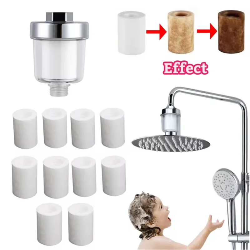 A83X-مجموعة مرشح الصنبور العالمي منقي مخرج المياه المطبخ الحمام دش المنزلية PP القطن استبدال