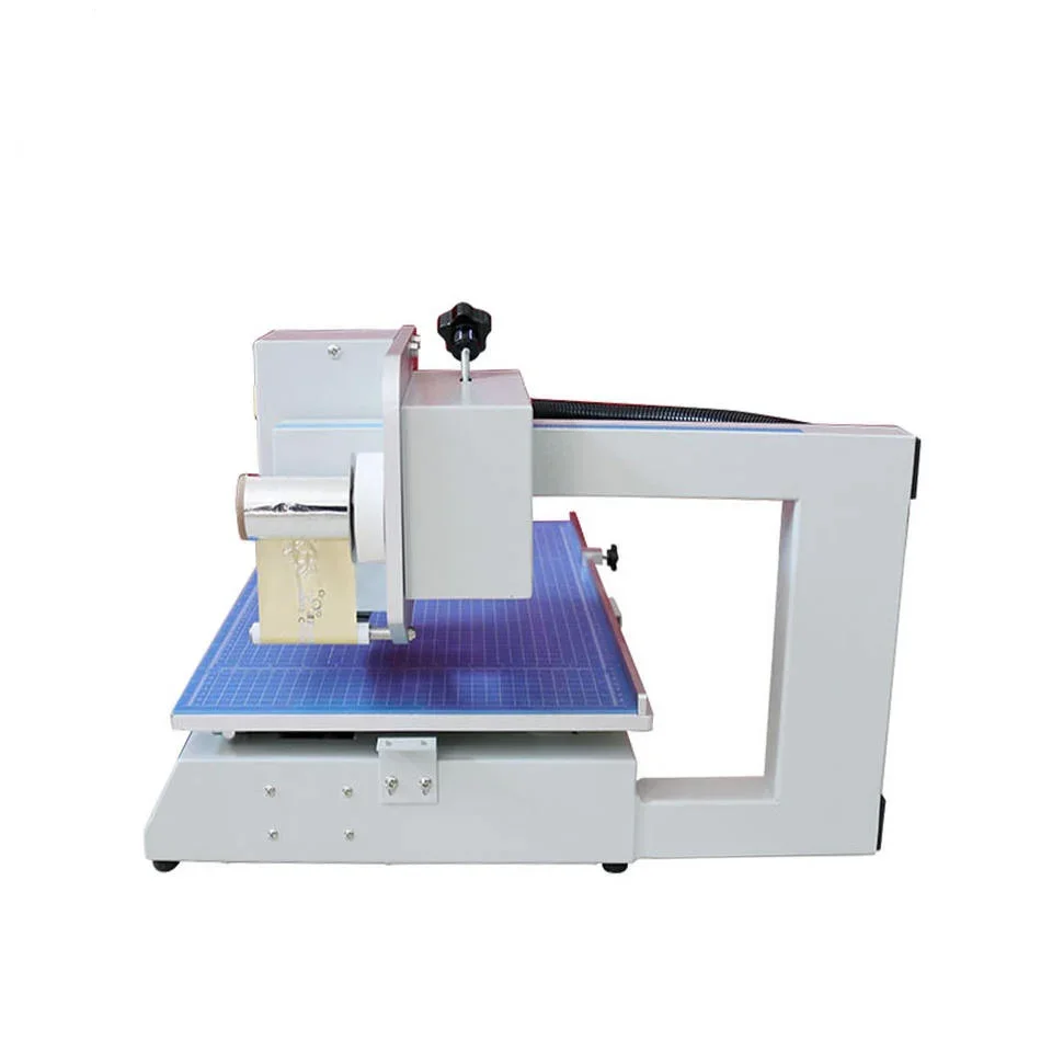 QK-8025 Flatbed digital gold foil printer printing stamping machine for leather paper book cover