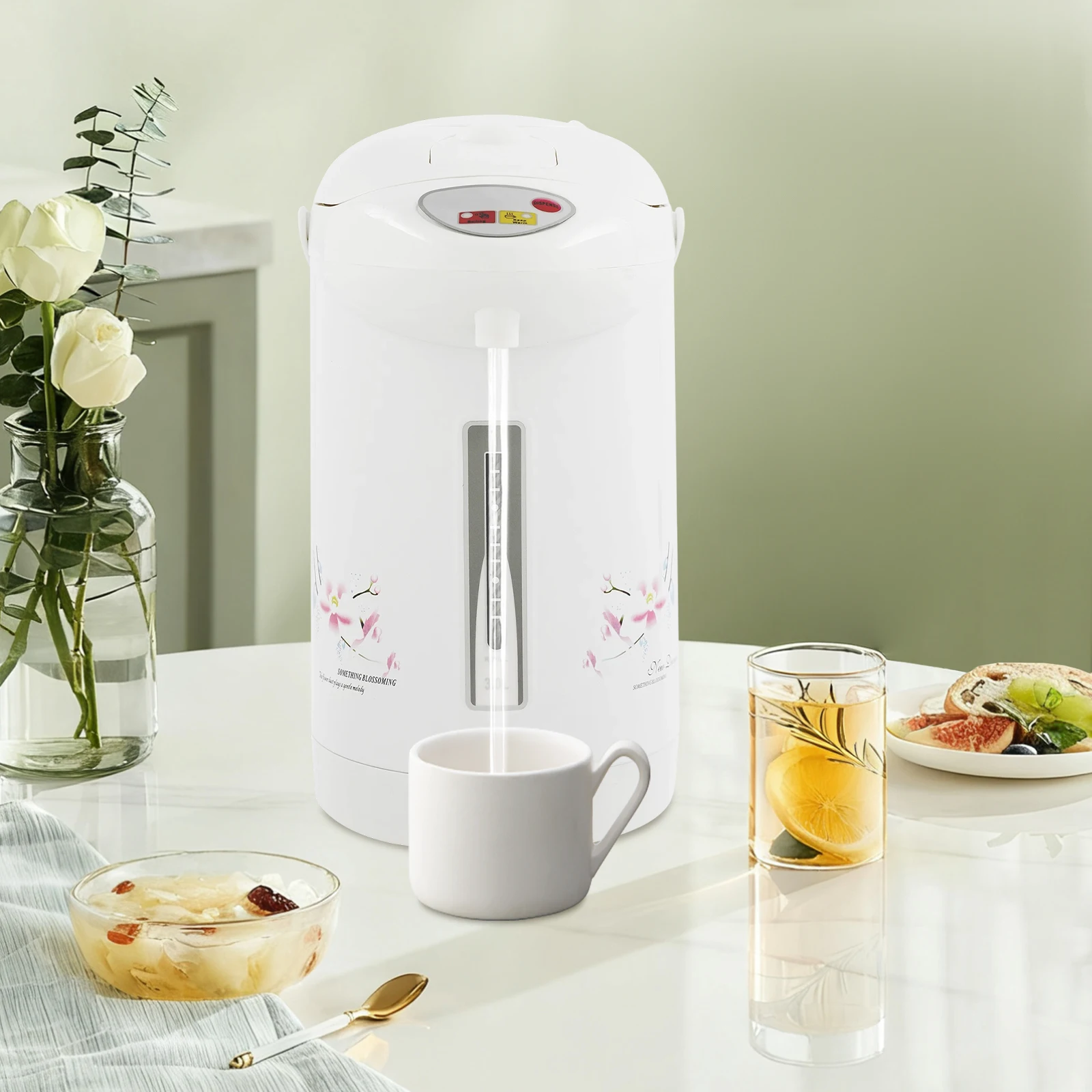 

Электрический водонагреватель 750 Вт, 110 В, 3 л/0,79 гал, настольный электрический чайник из нержавеющей стали 304 для дома и офиса