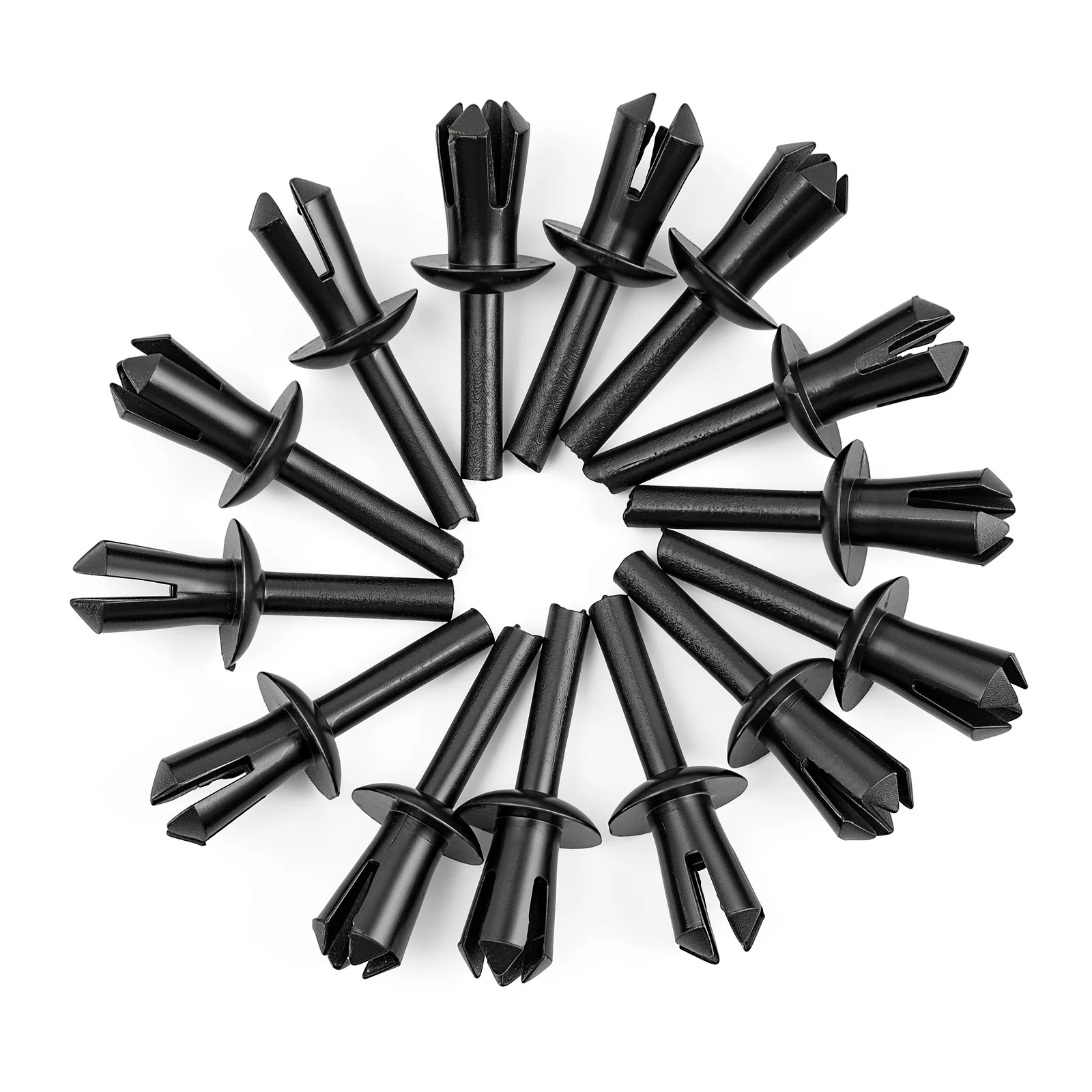 50pcs Car Fastener Clips Bumper Door Panel Fender Liner Clips Plastic Rivets 5mm For BMW E90 E91 E92 E93 E46 E36 E39 E34 X1 X5 X