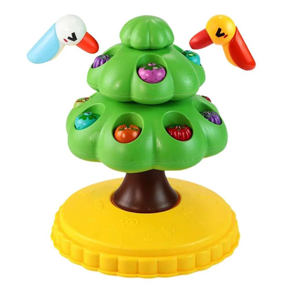 Magnetyczne Dzięcioły Pobierają Owoce z Drzew, Talerz do Łowienia Ryb, Wczesna Edukacja, Obrotowy Dzięcioł Pobierający Owoce z Drzew, Kolorowe, Zabawne