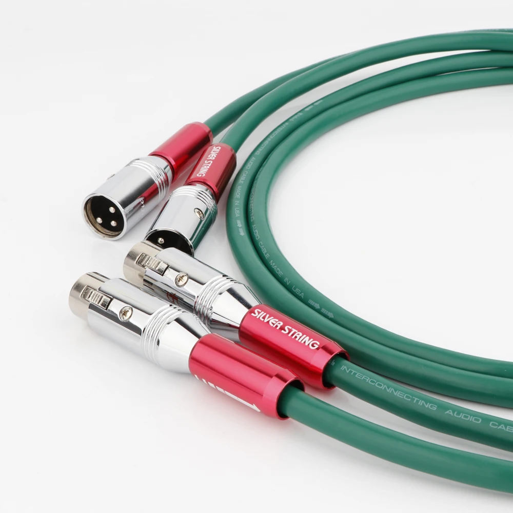 Mcintosh 2328 Silver Copper Mixed Audio XlR Balanced Cable Interconnect Lead Xlr Male To Female Audiohpile Cable