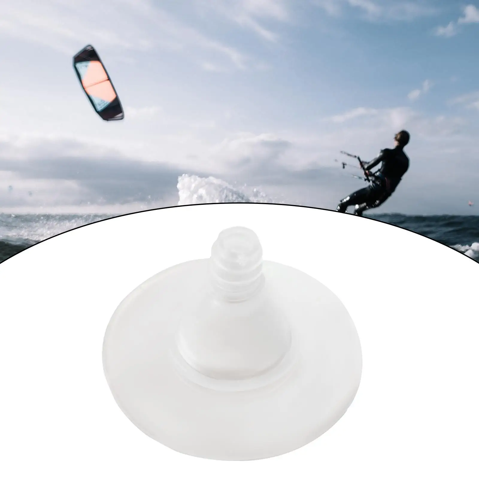 TPU Inflatable Kiteboarding Kite Inflate Valve without Self Stick for Repair