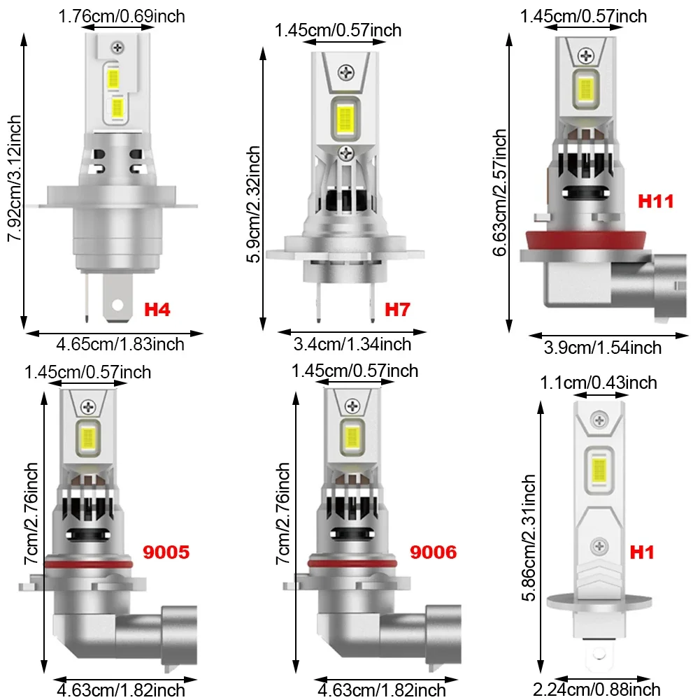 H11 H9 H8 LED Fog Light Canbus No Error 9005 9006 HB3 HB4 LED 110W Fog Lamp Bulb 6000K Car Headlgith Bulbs Auto Lamp 12V 6000K