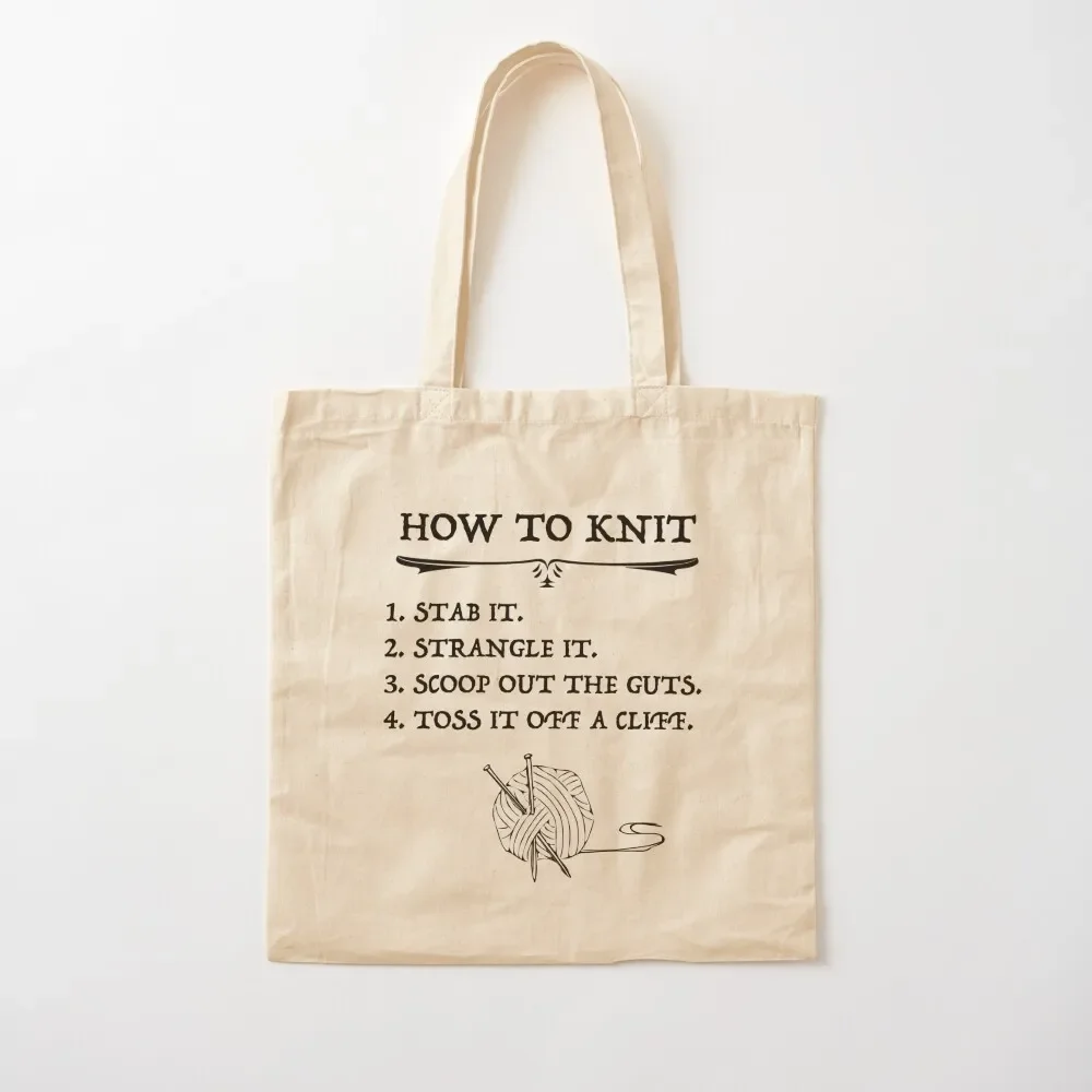 

How To Knit Halloween Style Tote Bag shopping bags foldable tote bags cloth bags Tote Bag