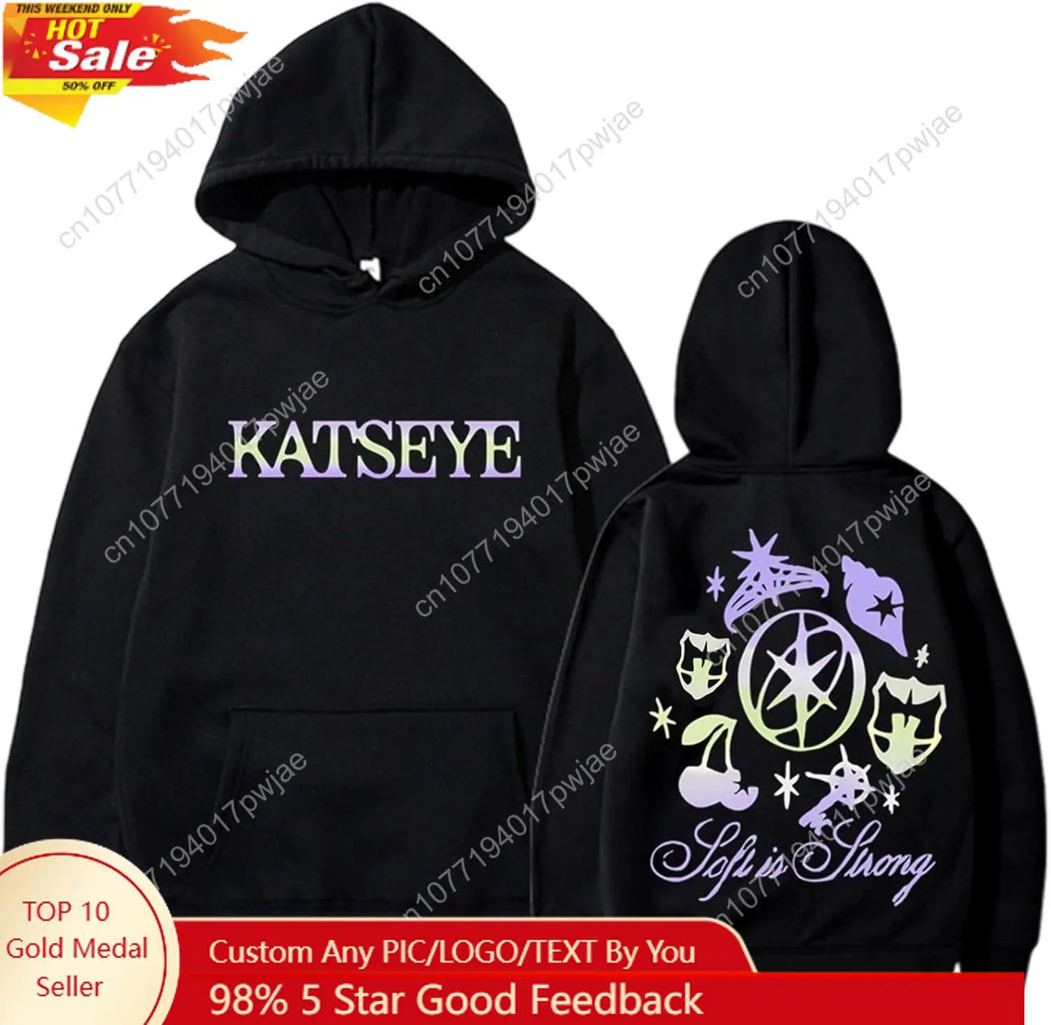 

Unisex KATSEYE Hoodie Music Album KATSEYE Merch Hoodies Fashion Graphic Sweatshirt Long Sleeves Hoodie