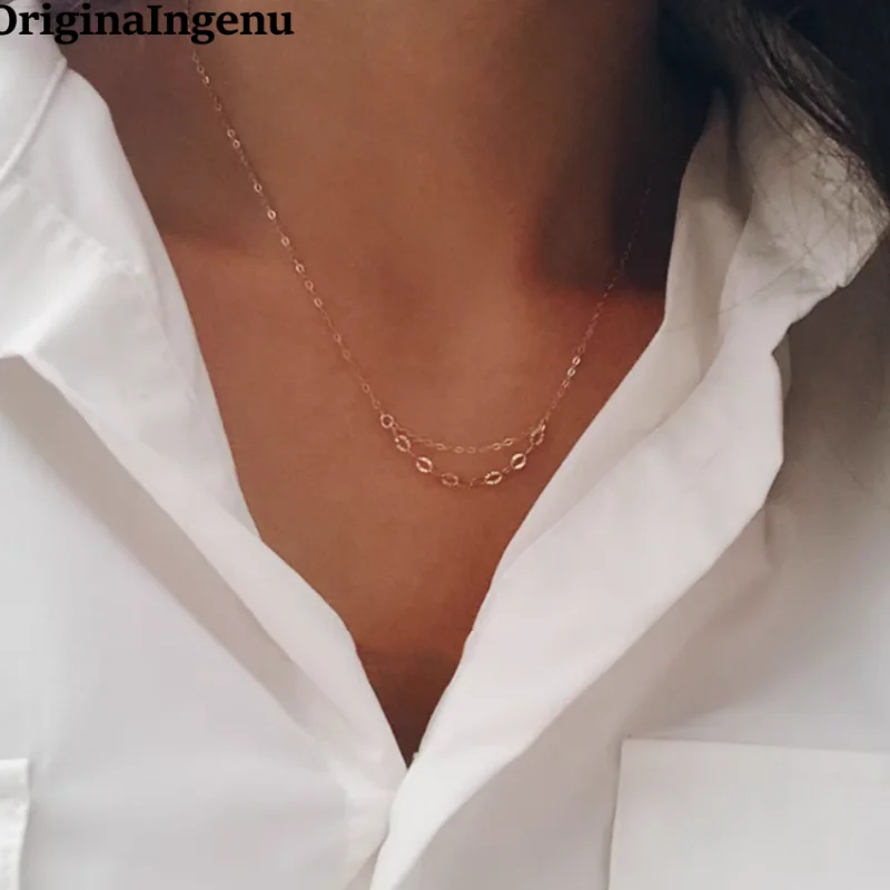 

14K Gold Filled Chain Choker Necklace Dainty Necklace Waterproof Jewelry Tarnish Resistant Jewelry