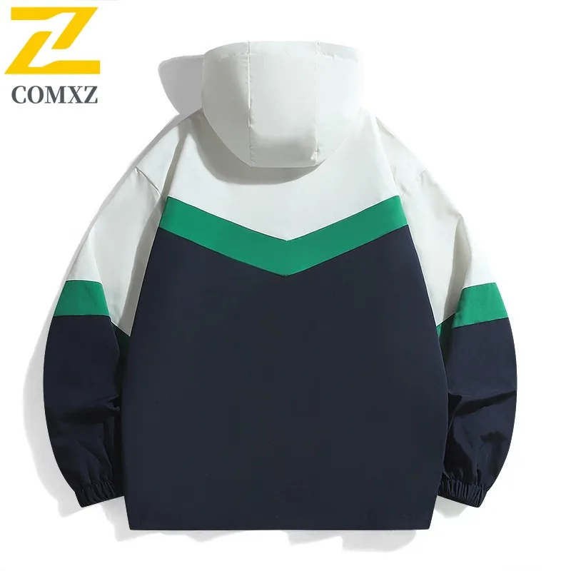 Brand Luxury New Jacket 2025 Classic Hooded Outdoor Camping Windproof Coat Casual Trendy Sportswear Thin Spring Autumn Garment