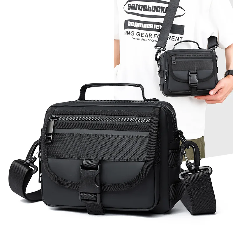 

2025New Fashion Large Capacity Single Shoulder Crossbody Bag for Men, Waterproof Messenger bag for Travel and Outdoor Activities
