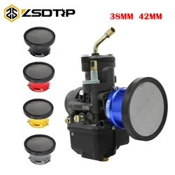 ZSDTRP 38mm 42mm Motorcycle Carburetor Air Filter Horn Cup with Net For PHBH PHBL Dellorto Carburetor