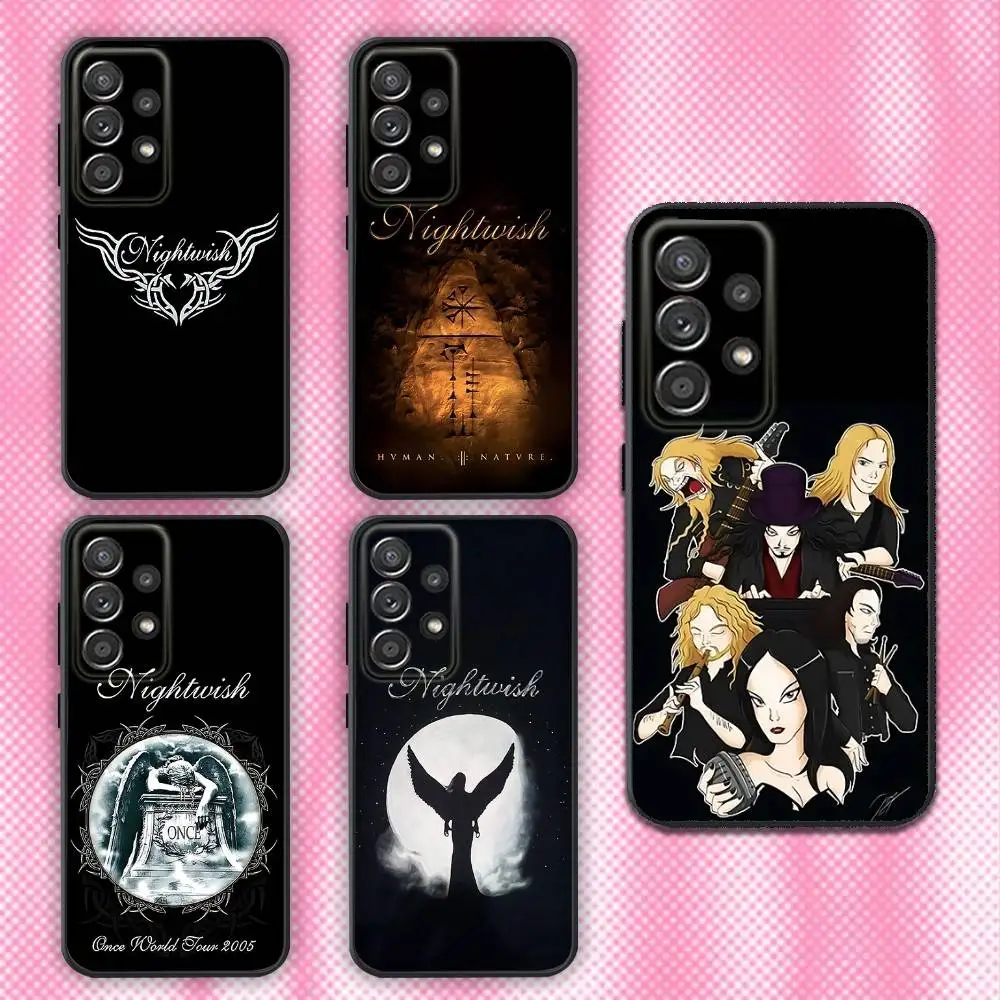 

N-Nightwish Yesterwynde Phone Case For Samsung Galaxy A13,A21s,A22,A31,A32,A52,A53,A71,A80,Soft Black Shell