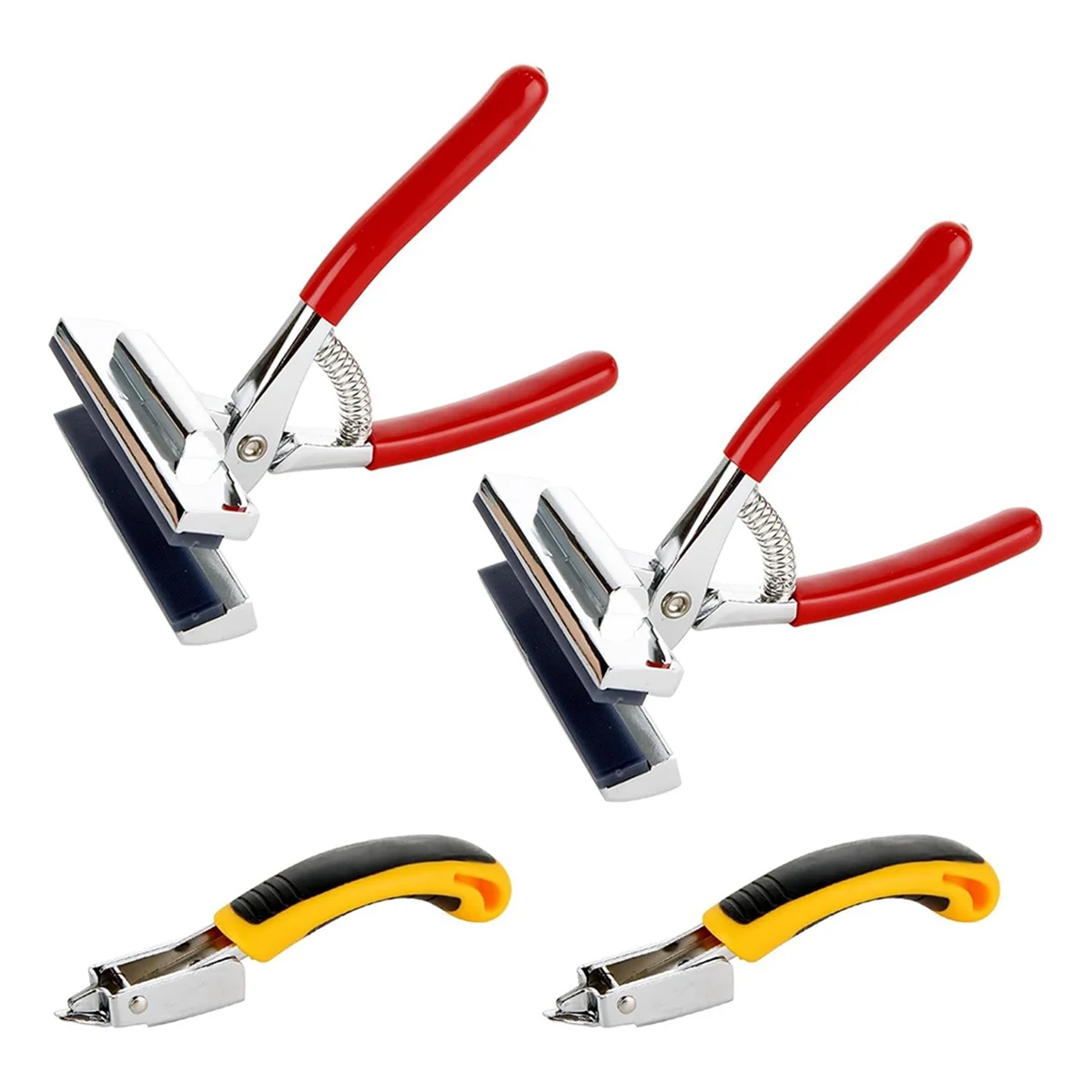 

A96Q-4 Pack Canvas Stretcher Pliers with Staple Remover, Canvas Stretching Pliers with Spring Return Handle