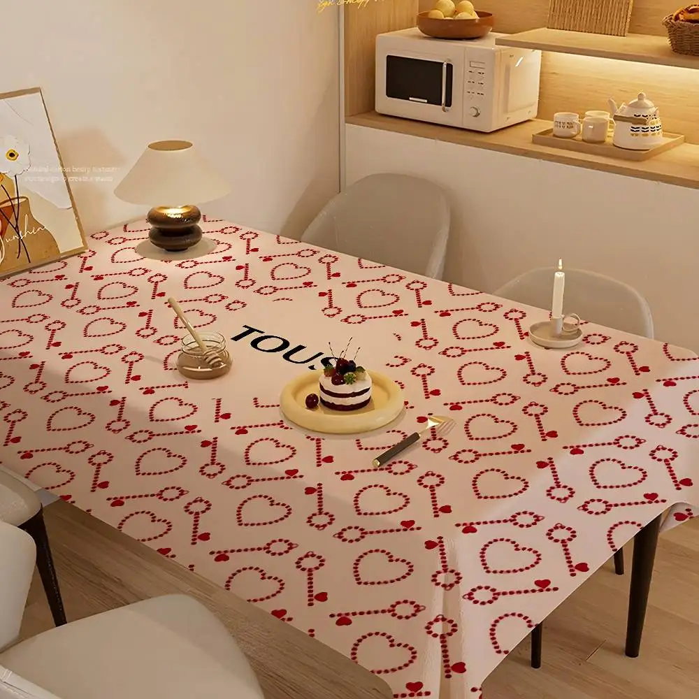 T-TOUSes Bear Washable TableCloth For Wedding Party Dining Banquet Decoration Luxuriou Table Table Protector Cloth