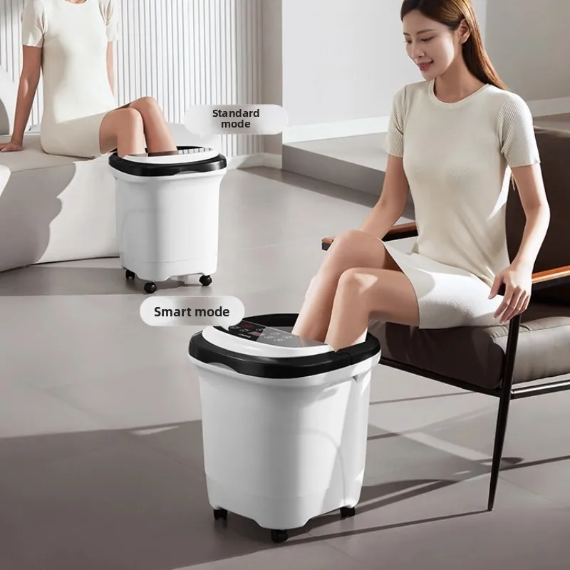 

Автоматический спа-массажер для ног с подогревом и постоянной температурой, бассейн для глубокого замачивания, гибкий массажер для равномерного роликового массажа