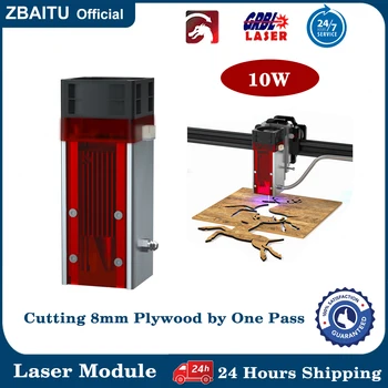 Air assist 40W 80W laser module 10W output power engraving head 450nm blue light CNC laser cutting engraving machine
