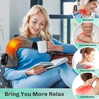 Electric Heating Shoulder Massage Pad 3-speed Adjustable Heated 4