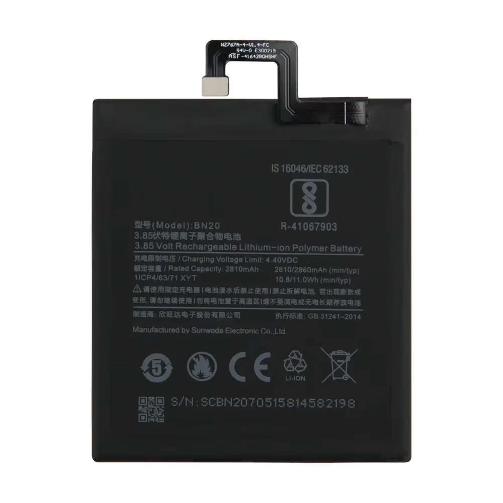 2860mAh Brand New Replacement Battery BN20 For Xiaomi Mi 5C M5C with Tools