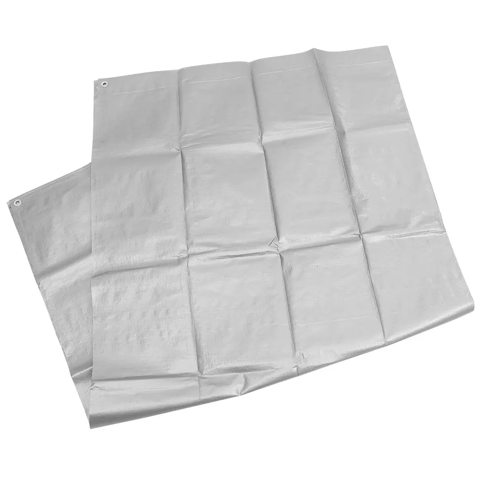 

Водонепроницаемая солнцезащитная ткань 2X4M, защита от ультрафиолета, материал PE, металлические втулки, уличный кемпинг, сад, патио, дрова, легкий складной