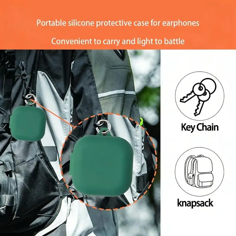 R53C Dustproof Silicone Case Shockproof Earphone Protective Case Flexible Design Multiple Color Option for Buds 4P