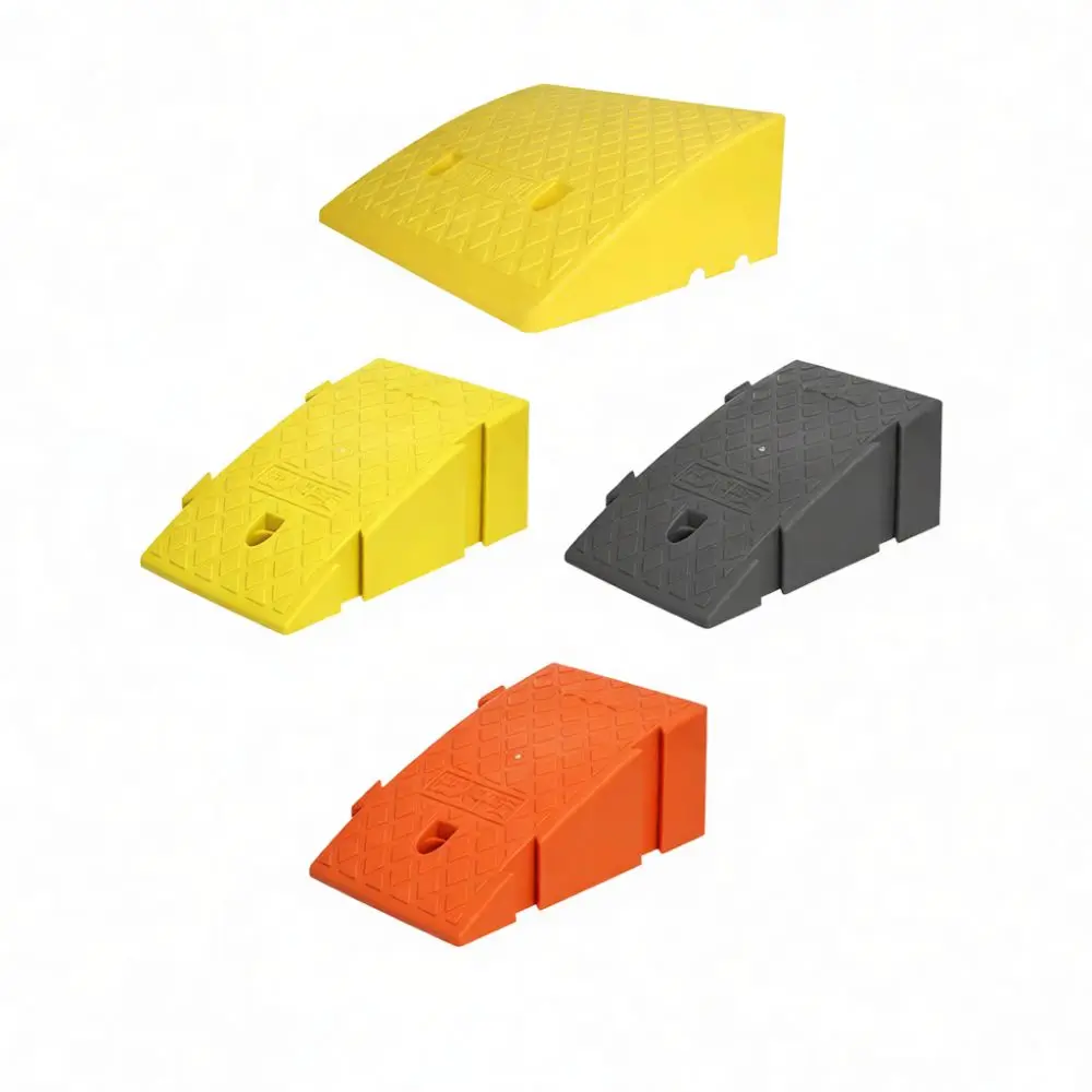 Portable Curb Ramp Plastic Threshold Pad For Vehicle Car Scooter Mobility Wheelchair Garage Anti Slip Slope Access